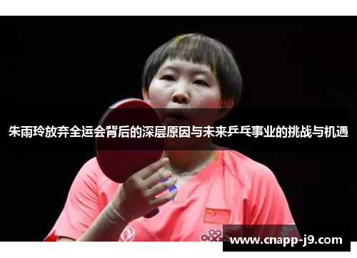 朱雨玲放弃全运会背后的深层原因与未来乒乓事业的挑战与机遇