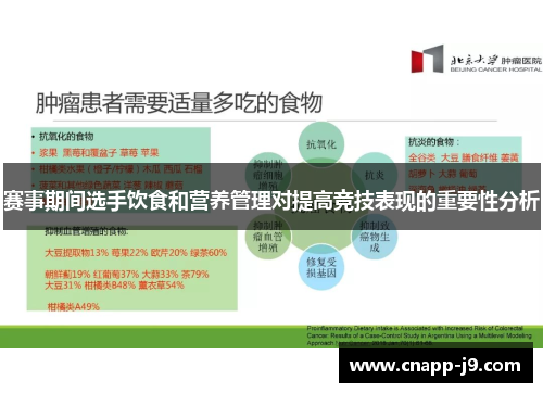 赛事期间选手饮食和营养管理对提高竞技表现的重要性分析